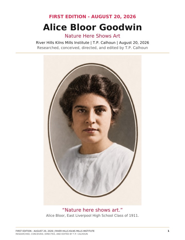 Alice Bloor Goodwin — Nature Here Shows Art — original cover