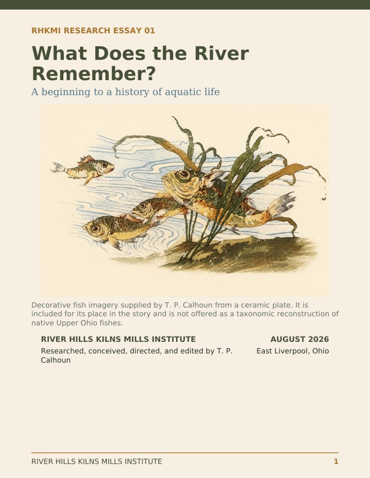 What Does the River Remember? — original cover